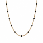 DOT NECKLACE - BLACK 