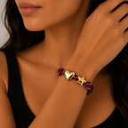 ROPE BRACELET - BURGUNDY 