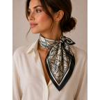SILK SCARF - SPIDER WEB 
