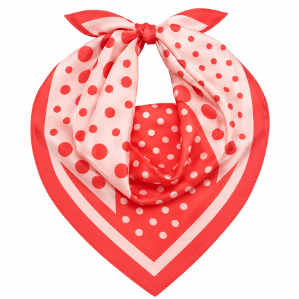 SILK SCARF - RED 