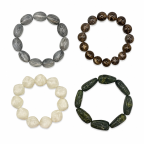STONE BRACELET - OLIVE 
