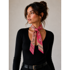 TWILLY SCARF- HOT PINK 