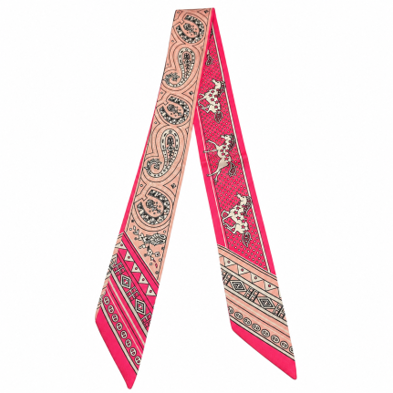 TWILLY SCARF- HOT PINK 