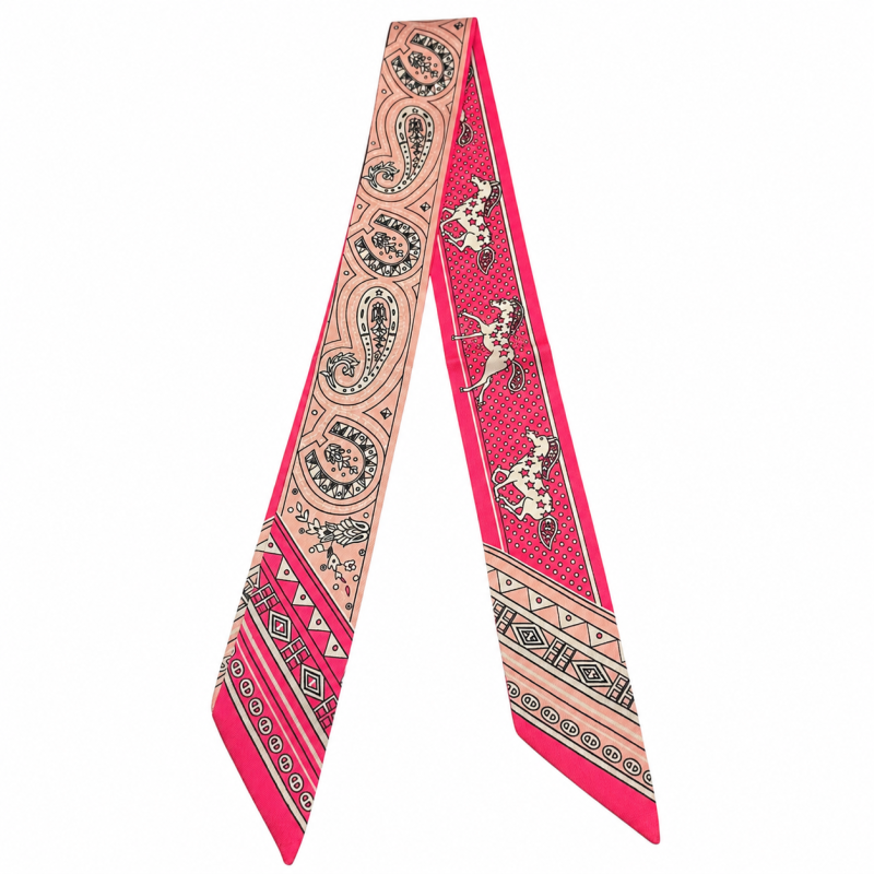TWILLY SCARF- HOT PINK 