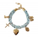 SCARF BRACELET - LIGHT BLUE 