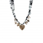 SCARF NECKLACE - WHITE