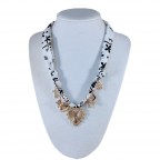 SCARF NECKLACE - WHITE