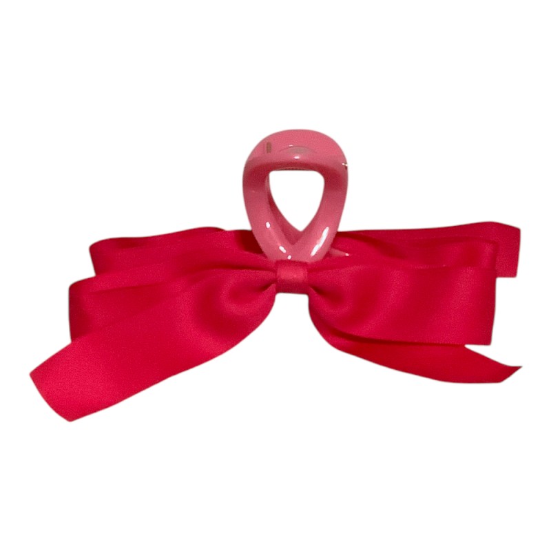 BOW CLAW CLIP - FUCHSIA