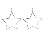 STAR EARRINGS - SILVER 