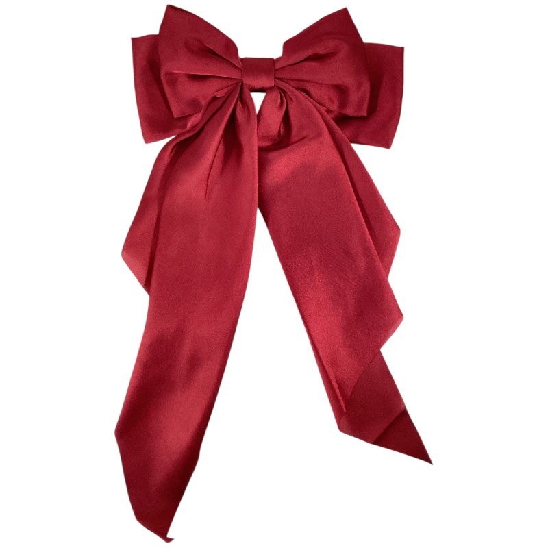 BARRETTE BOW - RED 