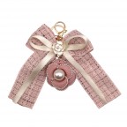 KEYCHAIN CHARM BOW - PINK