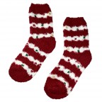 FUZZY CHRISTMAS SOCKS - LIGHTS 