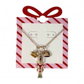HOLIDAY NUTCRACKER - NECKLACE 
