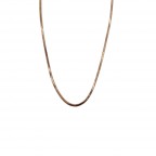 TEXTURE SNAKE CHAIN NECKLACE - GOLD 