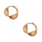 TWISTED HUGGIE HOOP - GOLD 