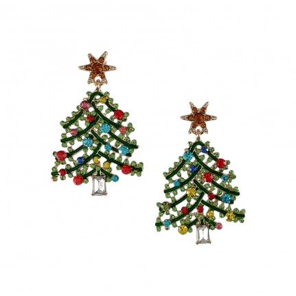 HOLIDAY EARRINGS - CHRISTMAS TREE