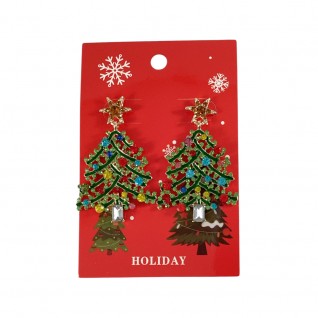 HOLIDAY EARRINGS - CHRISTMAS TREE