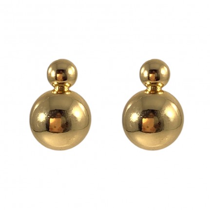 GOLD DIPPED EARRING - BALL
