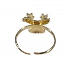 ADJUSTABLE HOLIDAY RING - REINDEER 