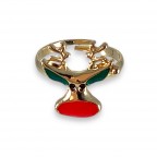 ADJUSTABLE HOLIDAY RING - REINDEER 