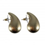 GOLD DIPPED TEARDROP EARRINGS - GOLD