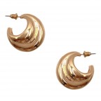 DOUBLE HOOP EARRINGS - GOLD 