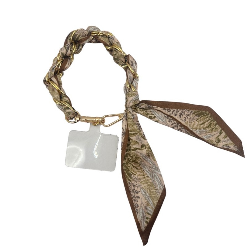 PHONE/PURSE ACCESSORY - BROWN 