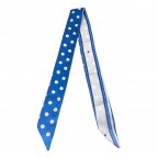 TWILLY SCARF - BLUE DOTS 