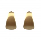 MATTE POST EARRINGS - GOLD 