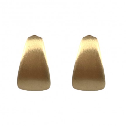 MATTE POST EARRINGS - GOLD 