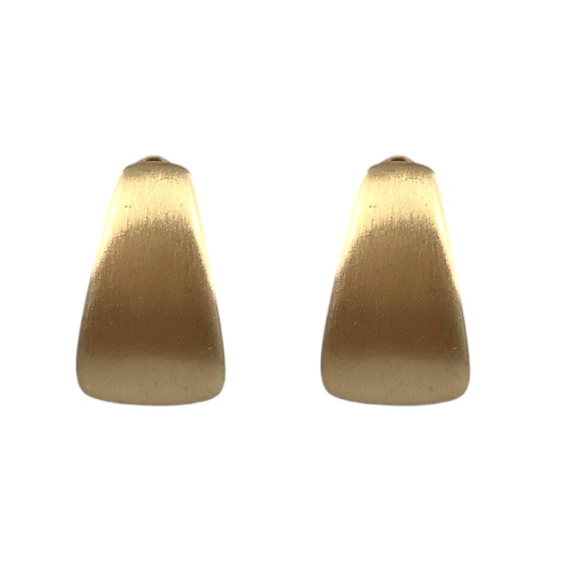 MATTE POST EARRINGS - GOLD 