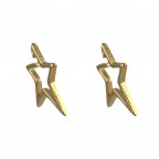 GOLD DIPPED EARRINGS - STAR 