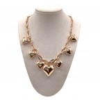 CHARM NECKLACE - HEARTS 