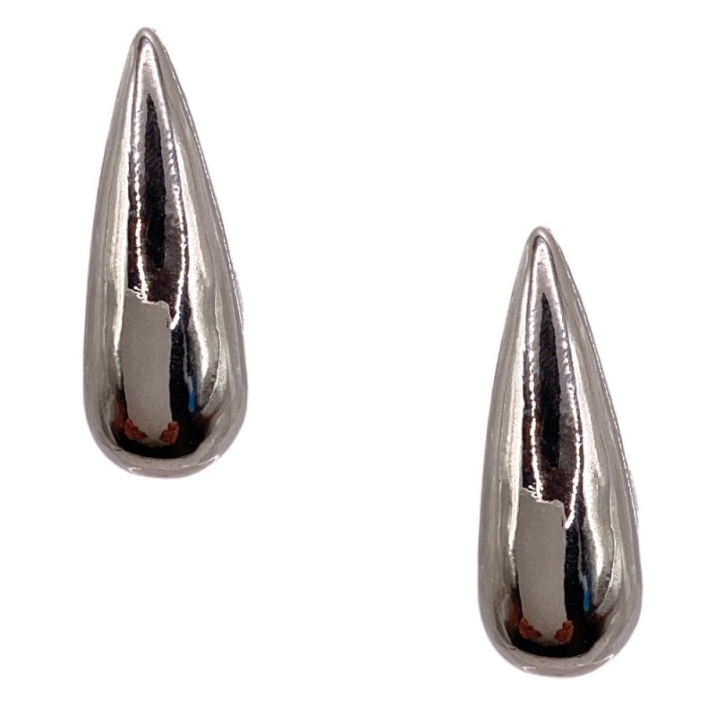 TEAR DROP EARRINGS - SILVER 
