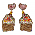 STATEMENT DESSERT EARRINGS - CUPCAKE 