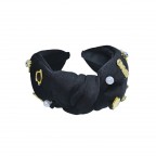 GRADUATION KNOT HEADBAND - 2024 BLACK