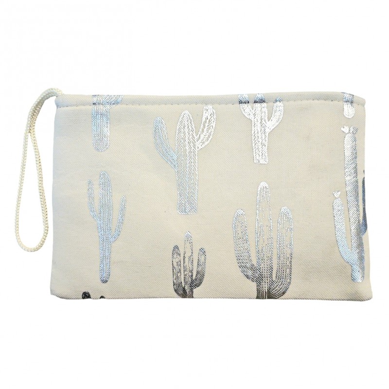 METALLIC CACTUS WRISTLET - IVORY