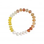 STONE BRACELET - FRESHWATER PEARL SUNSHINE MIX