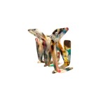 ZIG ZAG HAIR CLIP- PINK TORTOISE