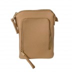 3 ZIPPER CROSSBODY - LIGHT BEIGE
