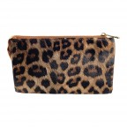 LARGE 5 COMPARTMENT CROSSBODY OR WRISTLET - LEOPARD