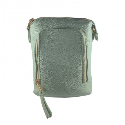 3 ZIPPER CROSSBODY - MINT