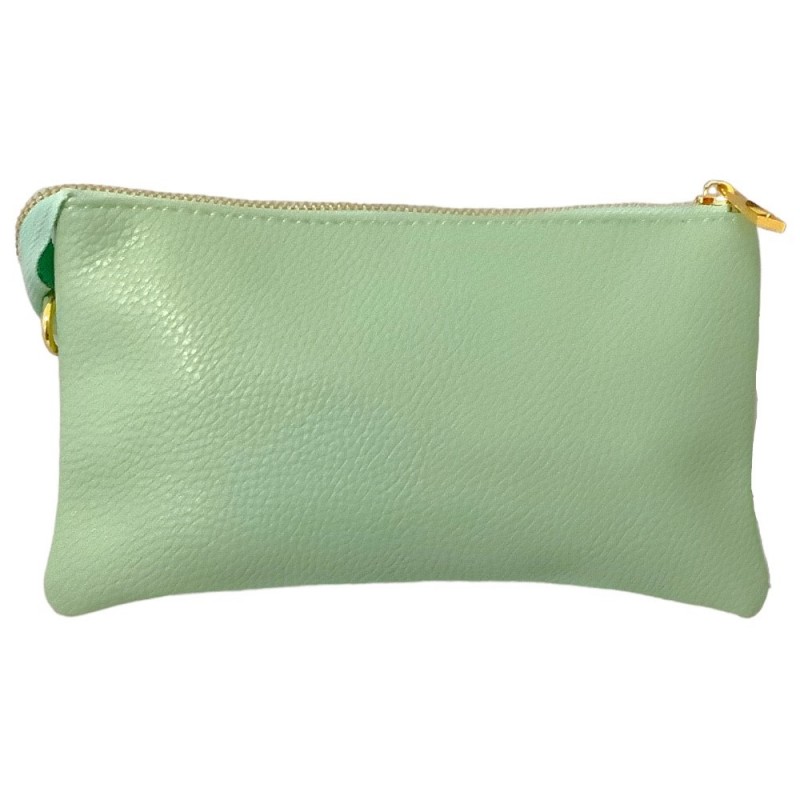 YELLOW LATTICE WOVEN CROSSBODY WRISTLET