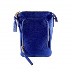 3 ZIPPER CROSSBODY - ROYAL BLUE