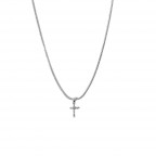 CROSS NECKLACE - SILVER