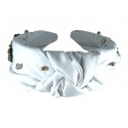 CHRISTMAS TREE KNOT HEADBAND - WHITE 