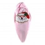 SANTA CLAUS KNOT HEADBAND - PINK 
