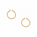 THICK GOLD HOOPS 