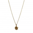 PENDANT NECKLACE - CHRISTMAS BOW GOLD 