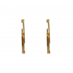 HOOP EARRINGS - MINI RETRO - GOLD 